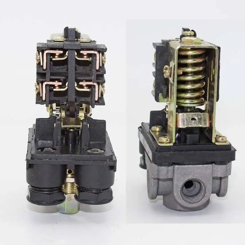 Air compressor pressure switch, air pump pressure switch, 220V 380V small air compressor, single hole four hole controller
Air compressor pressure switch, air pump pressure switch, 220V 380V small air compressor, single hole four hole controller