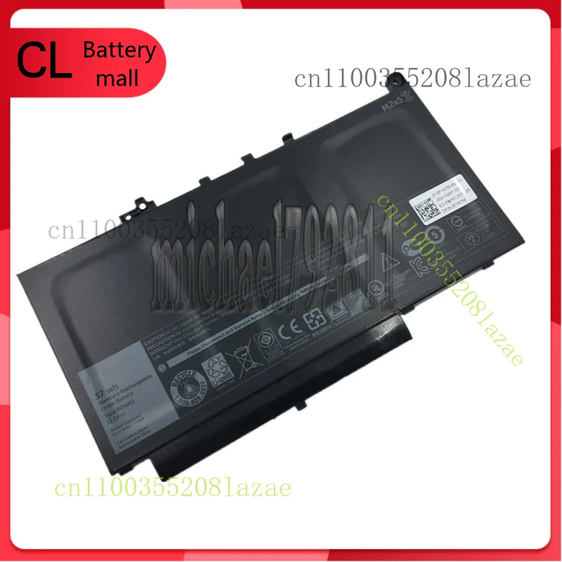 Новый аккумулятор 11,1 В 37 Втч PDNM2 0F1KTM, совместимый с Dell Latitude E7270 E7470
Новый аккумулятор 11,1 В 37 Втч PDNM2 0F1KTM, совместимый с Dell Latitude E7270 E7470