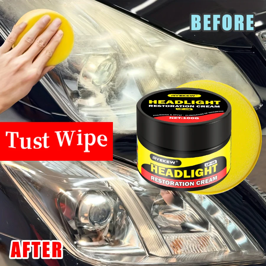 Car Headlight Restoration Polishing Kits Headlamp Repair Cleaning Paste Remove Oxidation Headlight Polish Liquid
Car Headlight Restoration Polishing Kits Headlamp Repair Cleaning Paste Remove Oxidation Headlight Polish Liquid