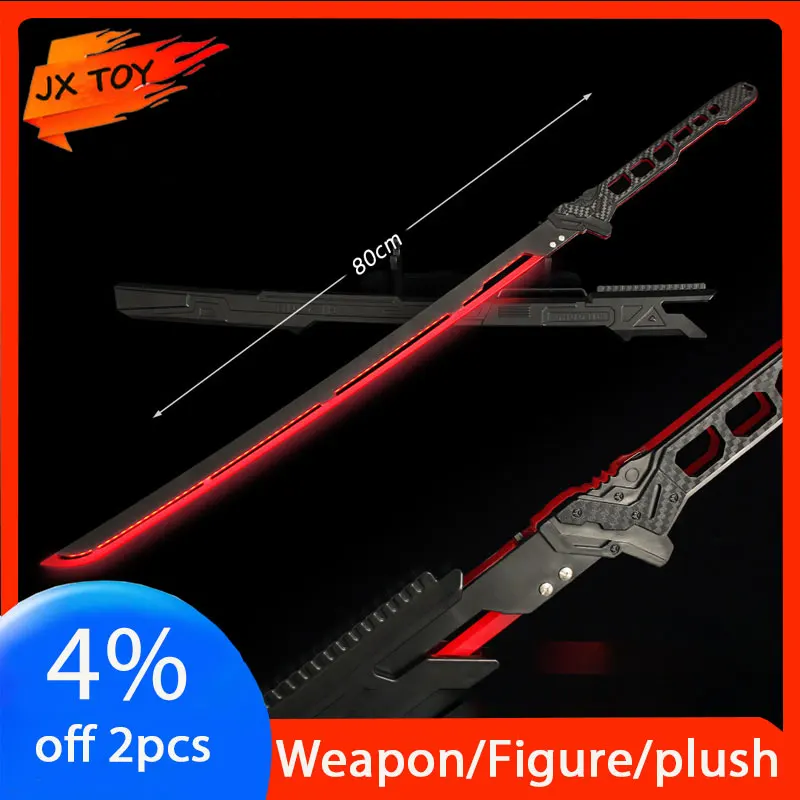 JX TOY 80cm Cyberpunk Lightsaber with Sheath Acrylic Material Safety Cosplay Katana Luminous Sword Thermal Warrior Swords Boys
JX TOY 80cm Cyberpunk Lightsaber with Sheath Acrylic Material Safety Cosplay Katana Luminous Sword Thermal Warrior Swords Boys