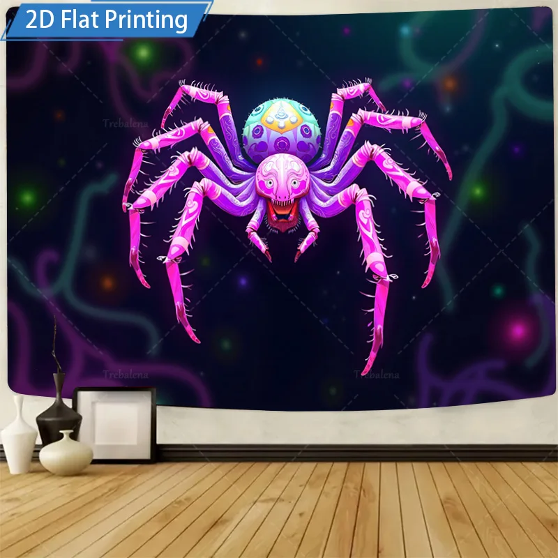 1 шт. настенный гобелен психоделический паук настенный гобелен-космическое искусство для декора комнаты, 2D плоская печать
1 шт. настенный гобелен психоделический паук настенный гобелен-космическое искусство для декора комнаты, 2D плоская печать