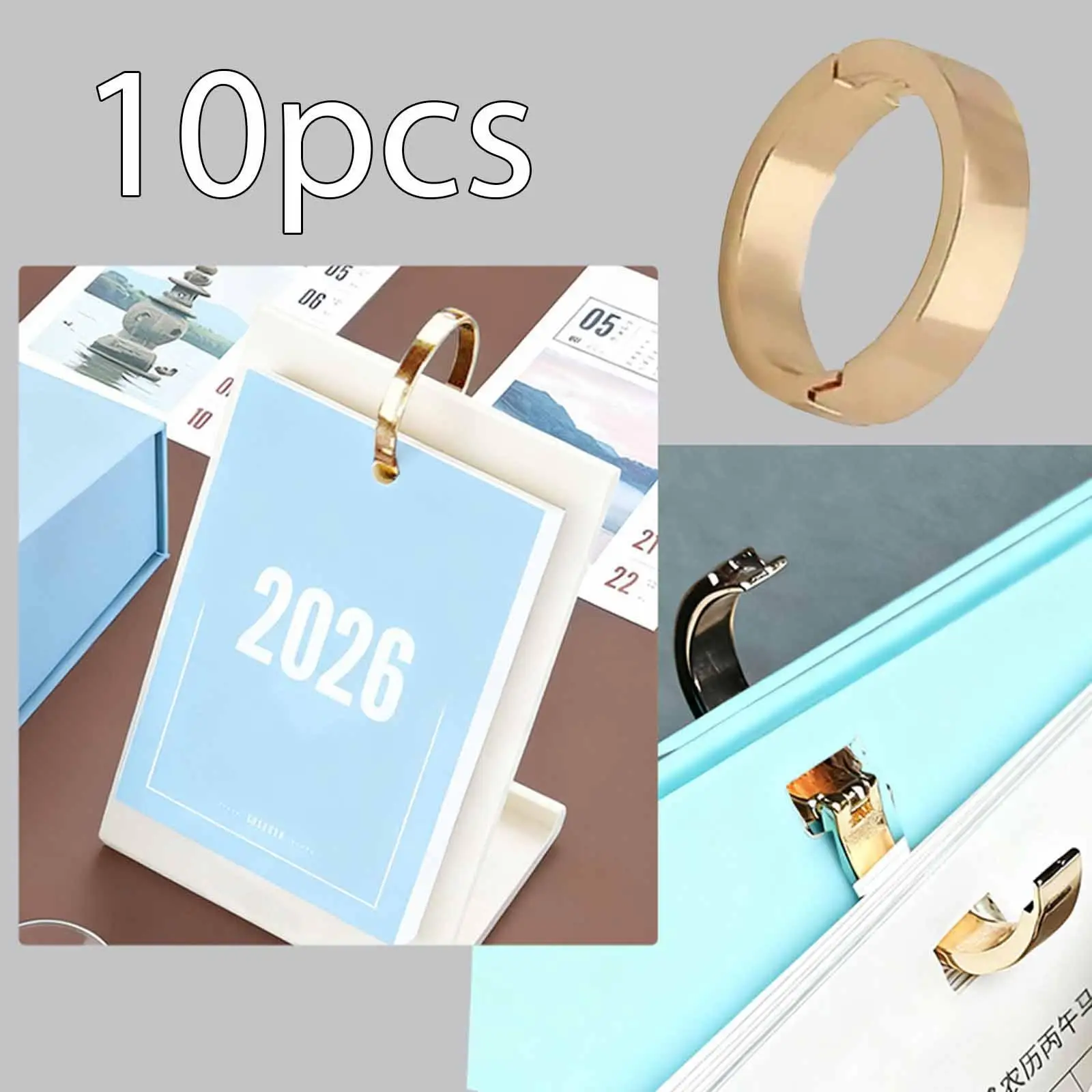 Gold Book Rings Calendar Binding Alloy Split Hinged Clip for Office Desk Notebooks Scrapbooks Cookbooks
Gold Book Rings Calendar Binding Alloy Split Hinged Clip for Office Desk Notebooks Scrapbooks Cookbooks