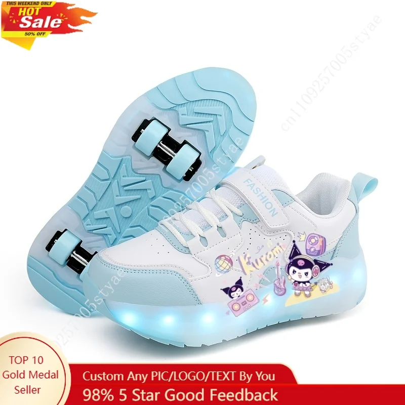 Summer Blue Kulomi Chargeable Roller Skate Lights Removable Wheel Sports Shoes Rechargeable Illuminating Casual Shoes for Girl
Summer Blue Kulomi Chargeable Roller Skate Lights Removable Wheel Sports Shoes Rechargeable Illuminating Casual Shoes for Girl