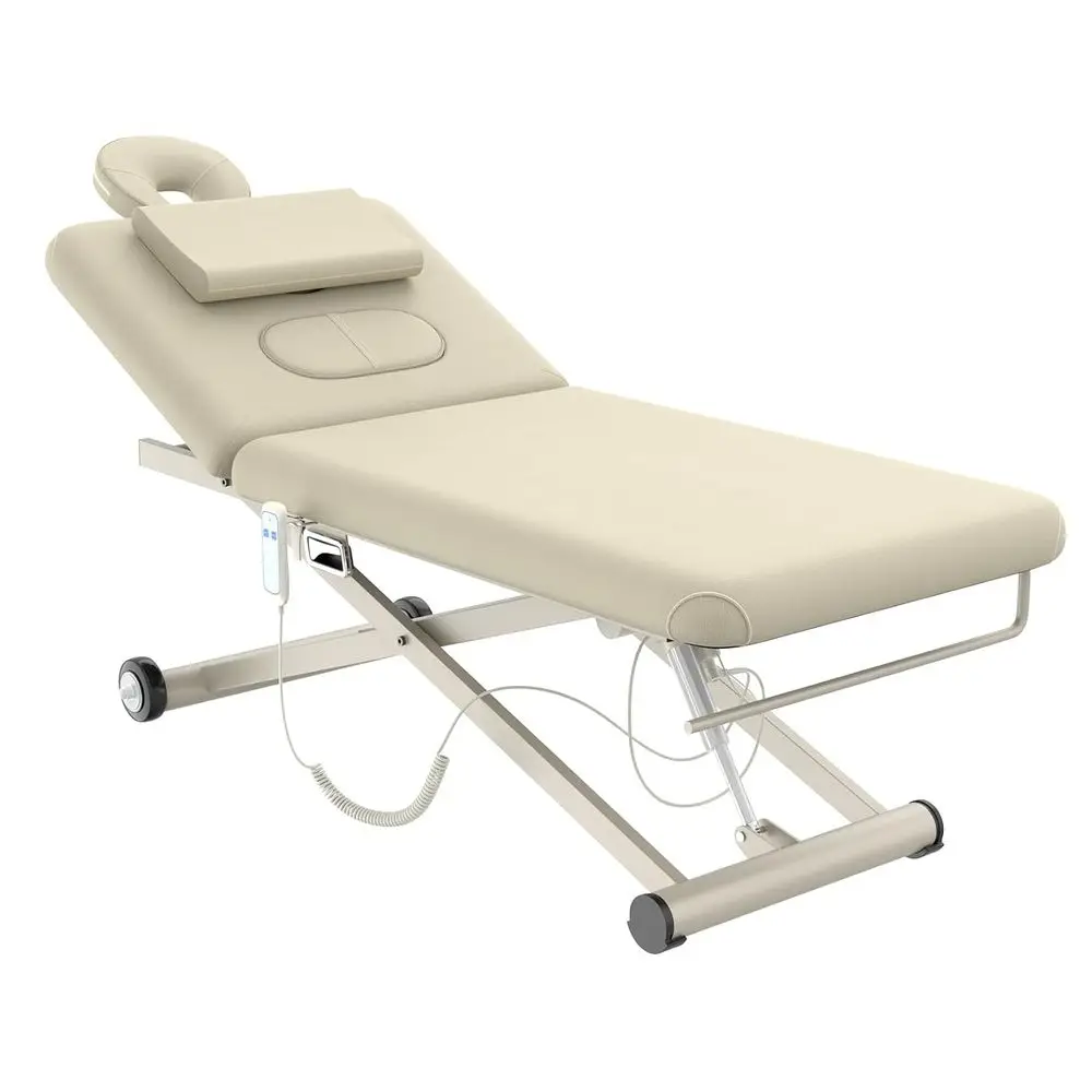 Adjustable Electric Massage Table - 31.2 Wide x 75 Long, Beige Gray
Adjustable Electric Massage Table - 31.2 Wide x 75 Long, Beige Gray