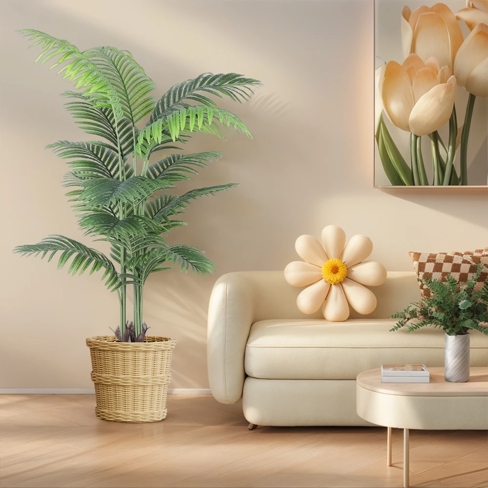 Artificial Tropical Palm Plant 5FT Dypsis Lutescens Plants in Pot for Indoor Outdoor Home Office Garden Decoration
Artificial Tropical Palm Plant 5FT Dypsis Lutescens Plants in Pot for Indoor Outdoor Home Office Garden Decoration