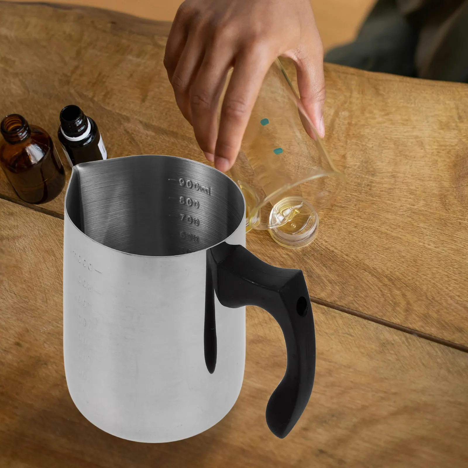 Многоразовая чаша для восковых смесей с ручкой для ароматерапии, 1 шт.
Многоразовая чаша для восковых смесей с ручкой для ароматерапии, 1 шт.