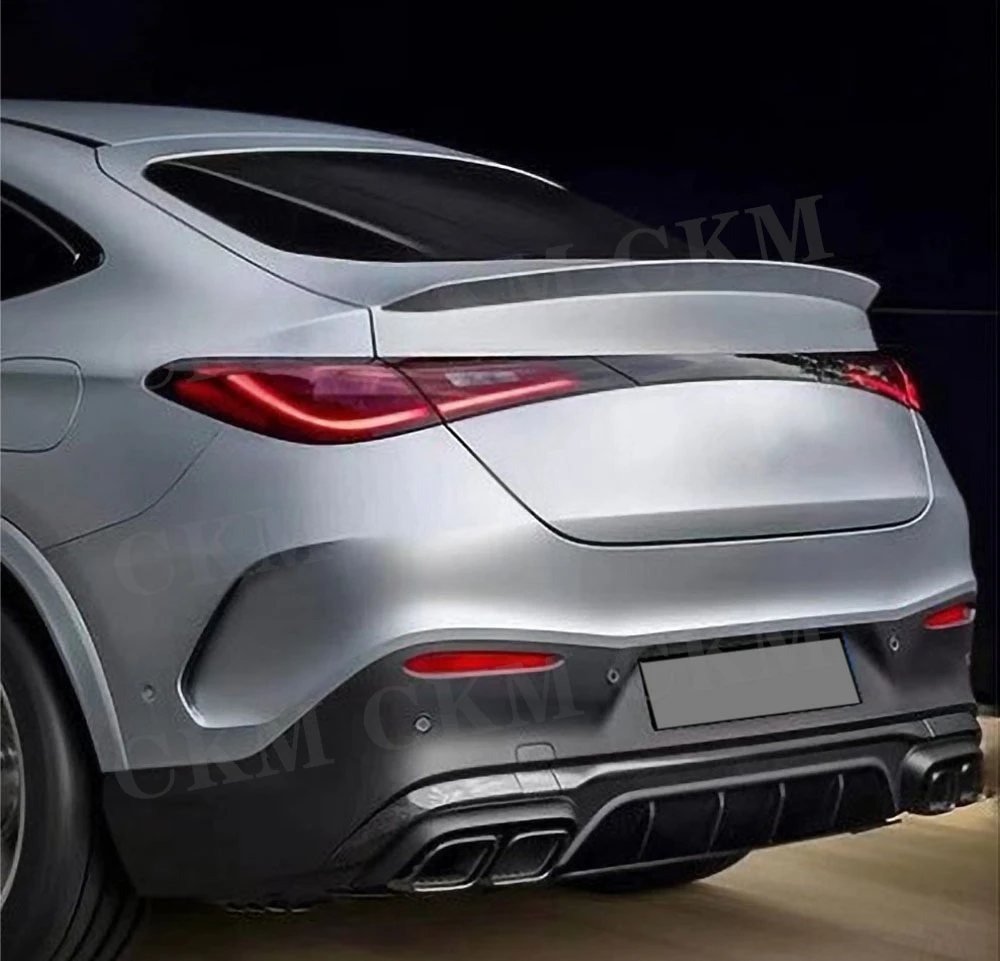 ABS глянцевый черный задний бампер, диффузор, выхлопные трубы для Benz C254 GLC43 GLC63 AMG Coupe 2024-2025, комплекты кузова автомобиля
ABS глянцевый черный задний бампер, диффузор, выхлопные трубы для Benz C254 GLC43 GLC63 AMG Coupe 2024-2025, комплекты кузова автомобиля