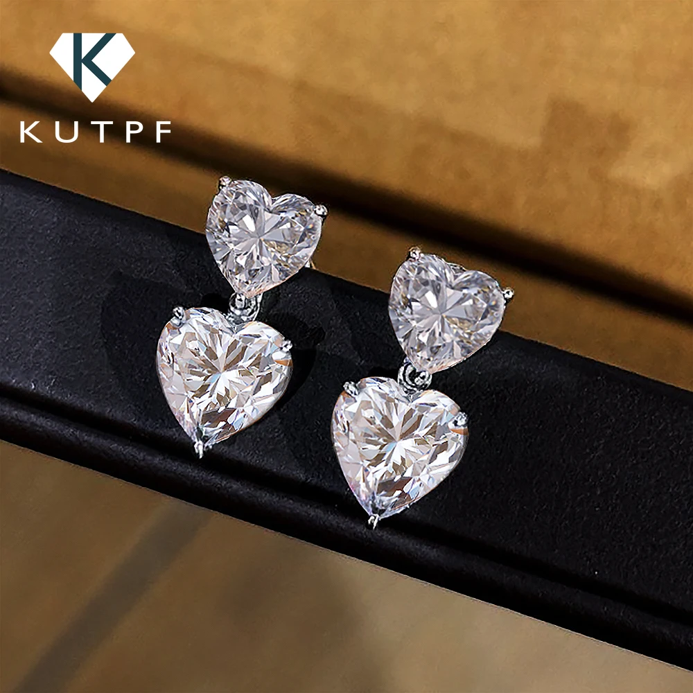 Double Heart Cut Moissanite Diamond Drop Earrings with Gra Certificates 925 Sterling Silver Stud Earring for Women Fine Jewelry
Double Heart Cut Moissanite Diamond Drop Earrings with Gra Certificates 925 Sterling Silver Stud Earring for Women Fine Jewelry