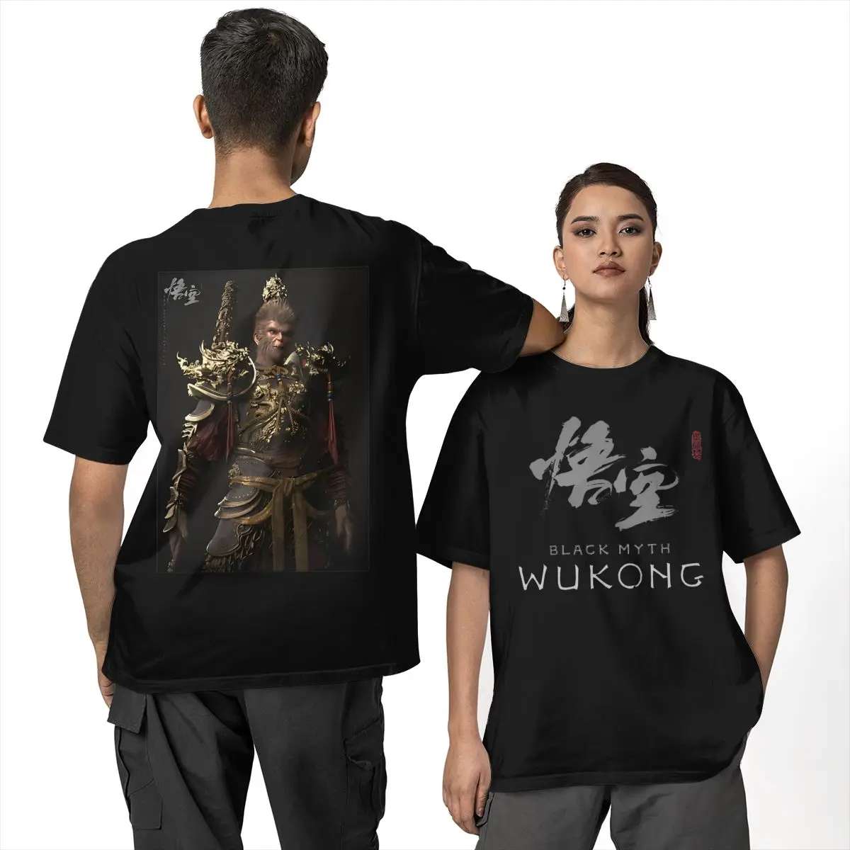 Футболка BLACK MYTH Wukong Game, мужская уличная хлопковая футболка, летняя футболка с круглым вырезом в стиле Харадзюку, одежда больших размеров с принтом
Футболка BLACK MYTH Wukong Game, мужская уличная хлопковая футболка, летняя футболка с круглым вырезом в стиле Харадзюку, одежда больших размеров с принтом