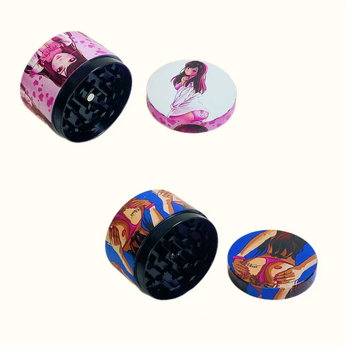 2 Inch 5cm 4 Layer Anime Girl Print Zinc Alloy Herb Grinder Pollen Catcher Cleaning Brush Magnetic Closure Manual Tool Gift
2 Inch 5cm 4 Layer Anime Girl Print Zinc Alloy Herb Grinder Pollen Catcher Cleaning Brush Magnetic Closure Manual Tool Gift