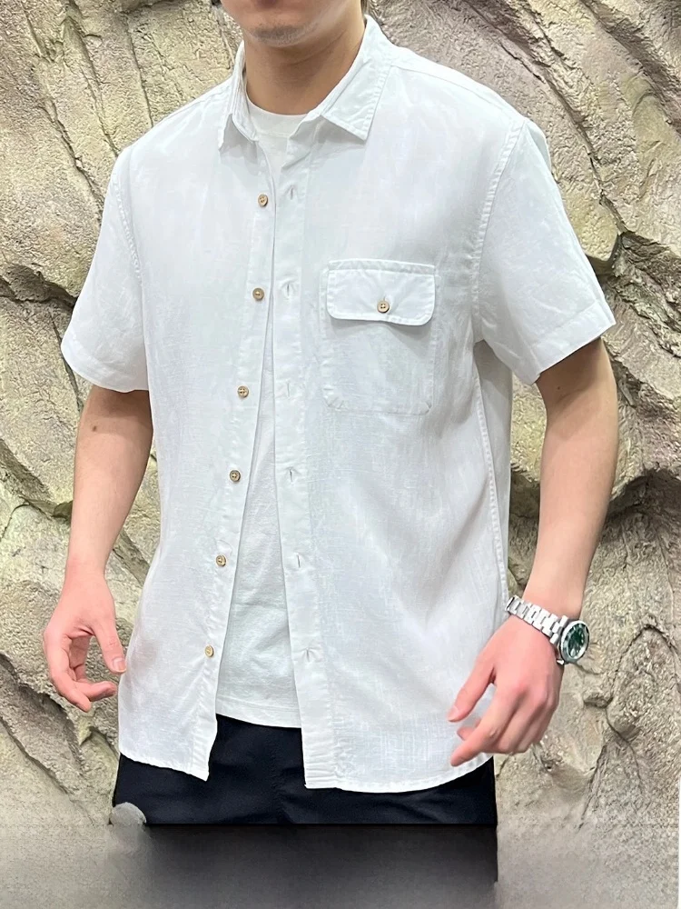 Line! Original Pulp Lyocell Linen Men's Breathable Faionable Luxury ort Sve irt Spring Summer
Line! Original Pulp Lyocell Linen Men's Breathable Faionable Luxury ort Sve irt Spring Summer