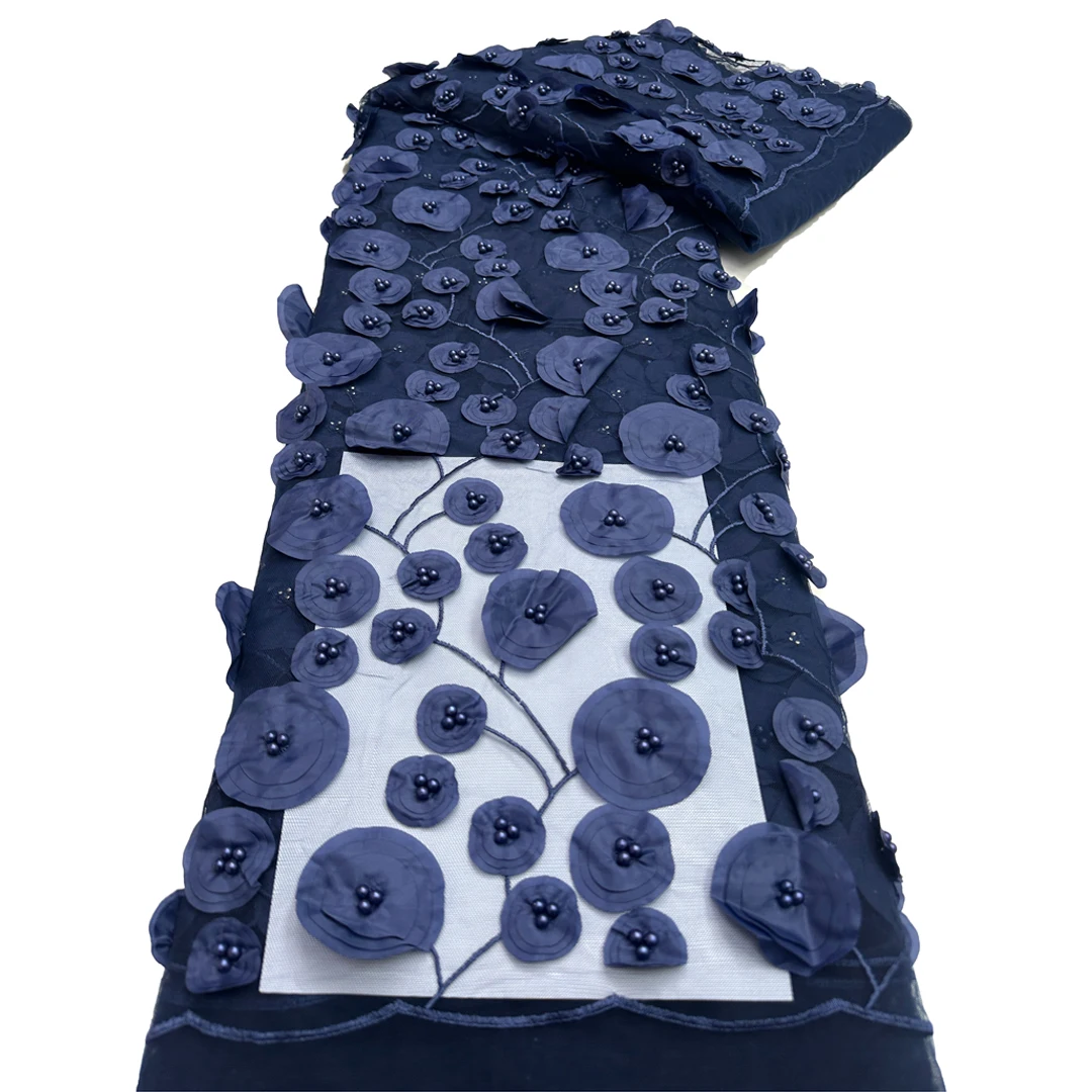 3D floral French lace fabric. High-quality lace mesh fabric from France and Nigeria. Suitable for women's parties and weddings.
3D floral French lace fabric. High-quality lace mesh fabric from France and Nigeria. Suitable for women's parties and weddings.