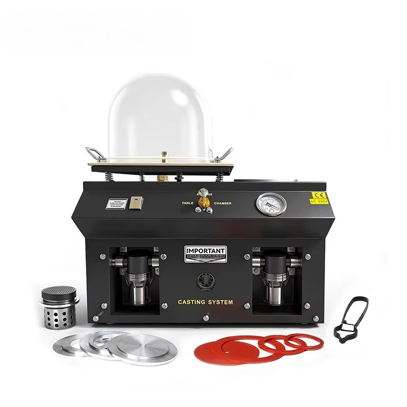 2- 6L Small Conjoined Vacuum Casting Machine for Casting Gold Silver Jewelry Equipment
2- 6L Small Conjoined Vacuum Casting Machine for Casting Gold Silver Jewelry Equipment
