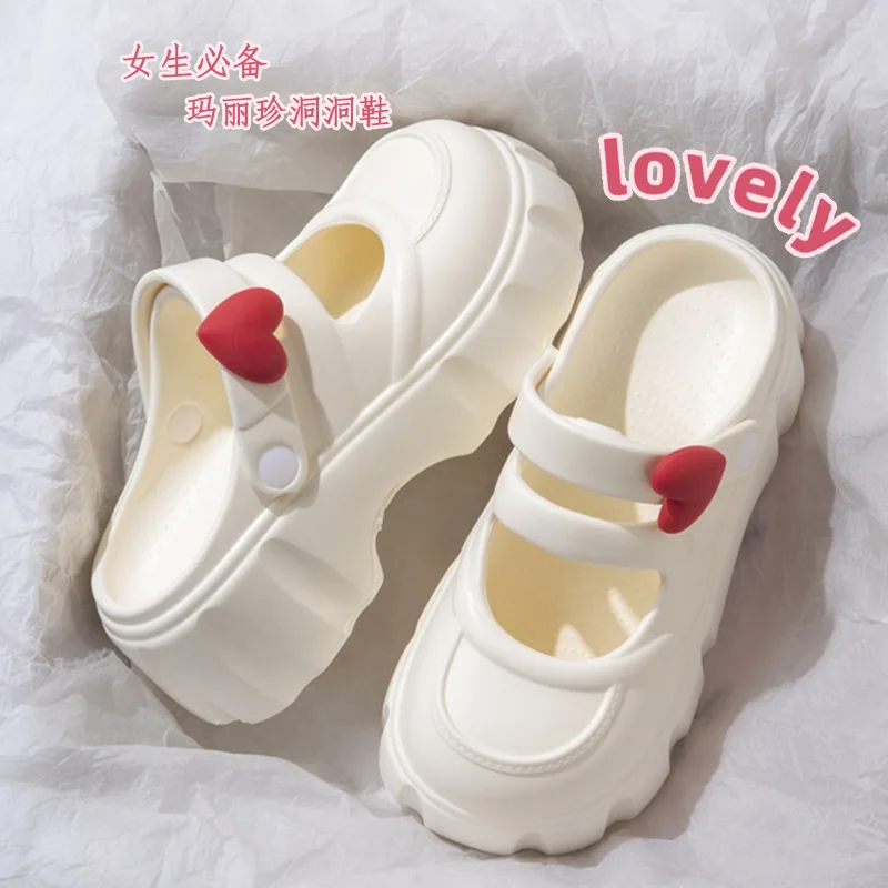 2025 new summer hole shoes for women height increasing non slip and comfortable beach sandals with an external feel
2025 new summer hole shoes for women height increasing non slip and comfortable beach sandals with an external feel