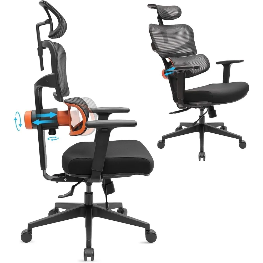 High Back Computer Chair Desk Chair With Auto-following Lumbar Support for Home Work Armchair Gaming Ergonomic Comfortable
High Back Computer Chair Desk Chair With Auto-following Lumbar Support for Home Work Armchair Gaming Ergonomic Comfortable