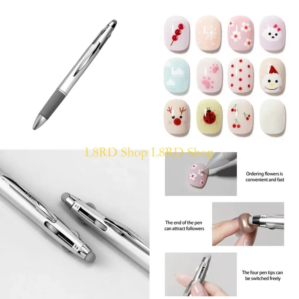 L8RD Stainless Steel Dotting Pen Art Dotting Tools in Ballpoint Pen Art Tip Dot Paint Manicure Salon Home
L8RD Stainless Steel Dotting Pen Art Dotting Tools in Ballpoint Pen Art Tip Dot Paint Manicure Salon Home