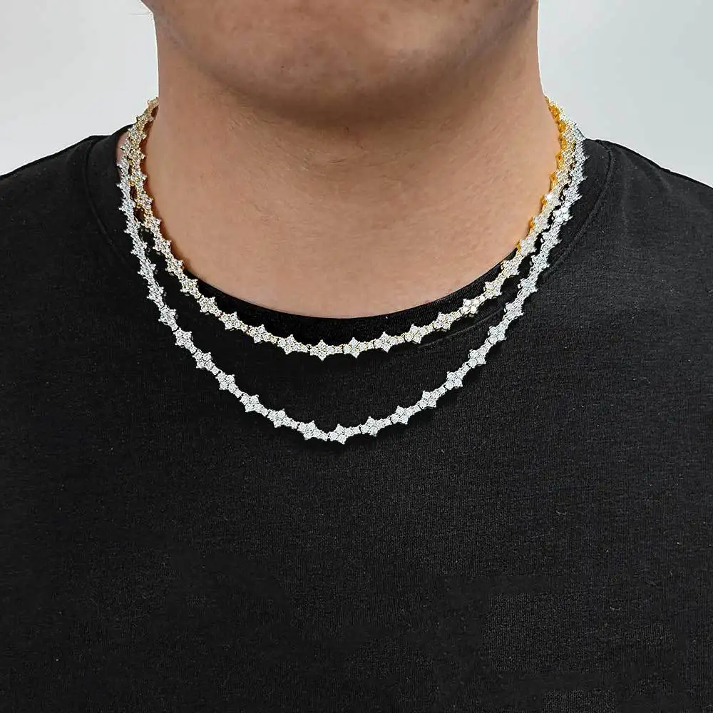 Hip-hop Men's Necklace 6.5mm Spring Buckle Airplane Tennis Chain Zircon 18k Plated Necklace Jewelry Women
Hip-hop Men's Necklace 6.5mm Spring Buckle Airplane Tennis Chain Zircon 18k Plated Necklace Jewelry Women