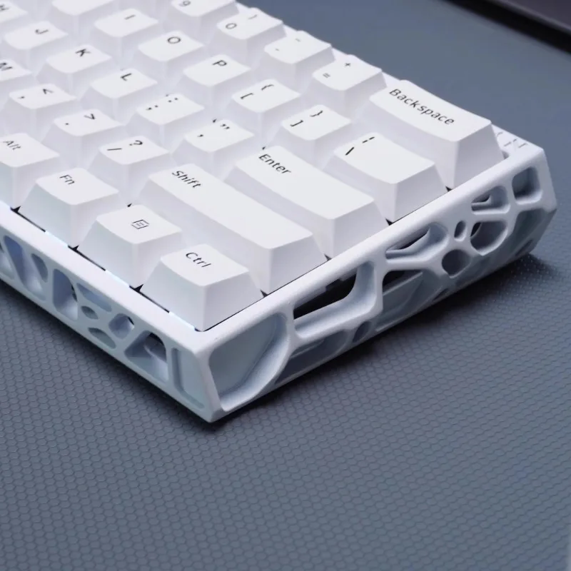GH60 Hollow Shell Resin Customized Keyboard Case Light Curing 3D Printing Holy 60 Wooting60HE Hollow Shell Keyboards Accessories
GH60 Hollow Shell Resin Customized Keyboard Case Light Curing 3D Printing Holy 60 Wooting60HE Hollow Shell Keyboards Accessories