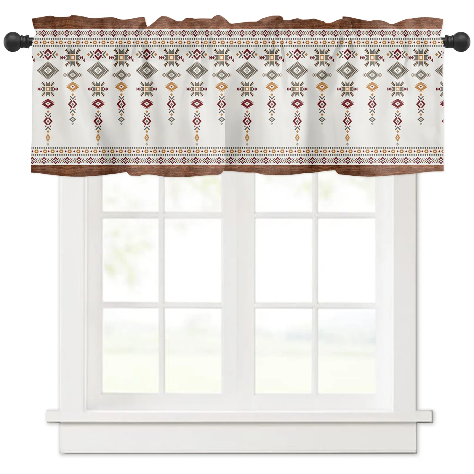 ZEDLIYU Valances for Windows Kitchen Living Room Small Window Valance Boho 1 Panel, 54 x 18 Inch
ZEDLIYU Valances for Windows Kitchen Living Room Small Window Valance Boho 1 Panel, 54 x 18 Inch