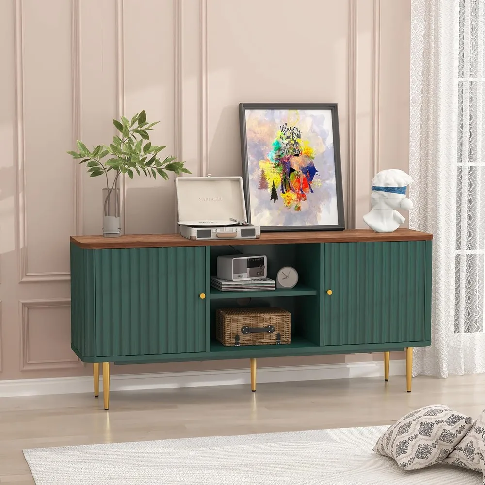 55” Fluted TV Stand, Mid Century Modern Green TV Stand for 55/60/65 inch TV, Entertainment Center with Storage, Television Stan
55” Fluted TV Stand, Mid Century Modern Green TV Stand for 55/60/65 inch TV, Entertainment Center with Storage, Television Stan