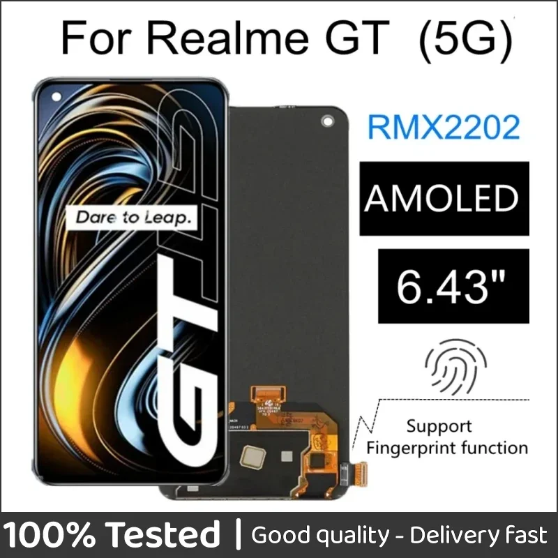 Замена сенсорного экрана ЖК-дисплея в сборе, 6,43 дюйма AMOLED для Realme GT 5G, RMX2202, аксессуар
Замена сенсорного экрана ЖК-дисплея в сборе, 6,43 дюйма AMOLED для Realme GT 5G, RMX2202, аксессуар