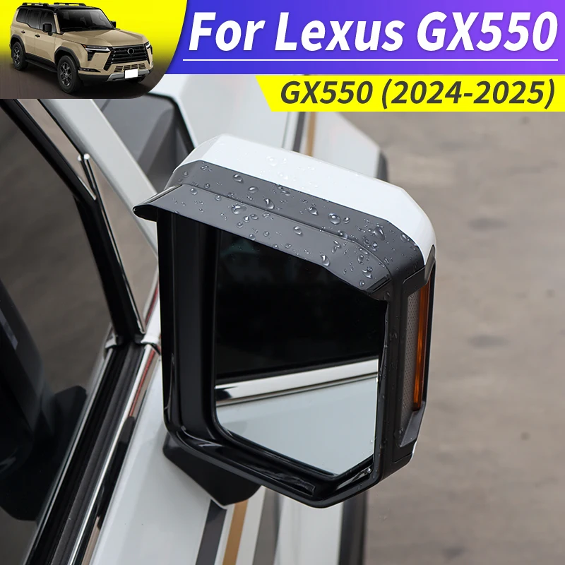 Для Lexus GX550 550h 2024 2025 GX 550 зеркало заднего вида дождь брови внешнее украшение модификация аксессуары кузовные детали
Для Lexus GX550 550h 2024 2025 GX 550 зеркало заднего вида дождь брови внешнее украшение модификация аксессуары кузовные детали
