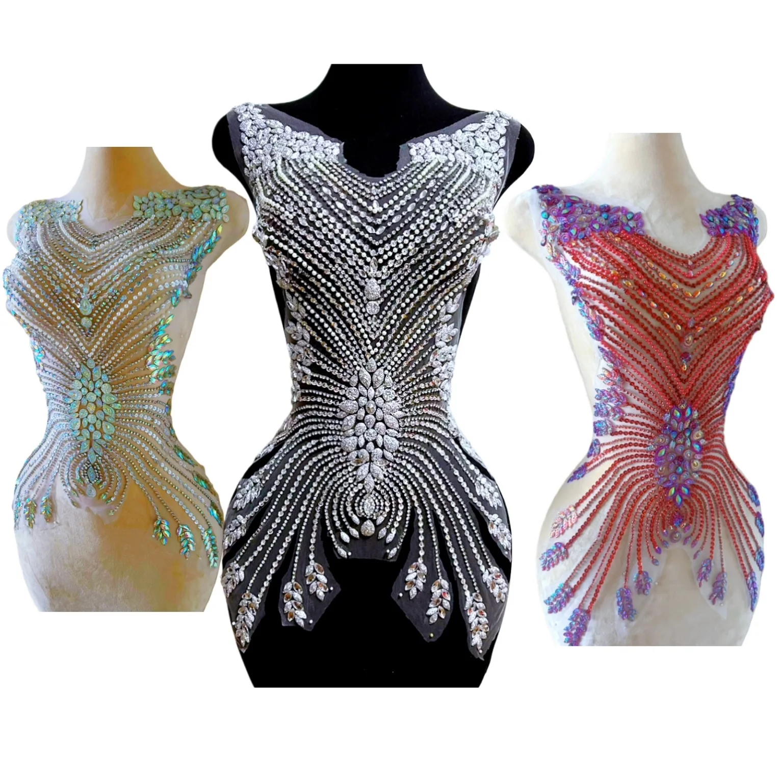 Long 38x84cm Clothing Patches Appliques Sewing Sew on Rhinestones Crystals Stones Tailored Diy Costumes Wedding Dress Decoration
Long 38x84cm Clothing Patches Appliques Sewing Sew on Rhinestones Crystals Stones Tailored Diy Costumes Wedding Dress Decoration