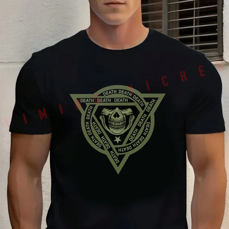 Men's Summer Cotton T-shirt Vintage Skull Graphic Moto Tee Casual Short-sleeve Motorbike Cycling Top
Men's Summer Cotton T-shirt Vintage Skull Graphic Moto Tee Casual Short-sleeve Motorbike Cycling Top