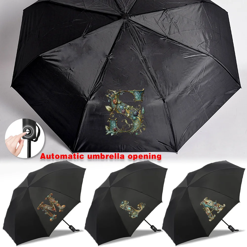 Foldable Umbrella UV Protection Automatic Umbrellas Sun and Rain High Aesthetic Value Travel Essentials Graphic Letter Printed
Foldable Umbrella UV Protection Automatic Umbrellas Sun and Rain High Aesthetic Value Travel Essentials Graphic Letter Printed