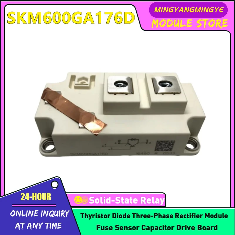 SKM800GA124D SKM400GA176D SKM800GA12V SKM300GA176D SKM600GA176D SKM500GA176D IGBT Module NEW ORIGINAL IN STOCK
SKM800GA124D SKM400GA176D SKM800GA12V SKM300GA176D SKM600GA176D SKM500GA176D IGBT Module NEW ORIGINAL IN STOCK