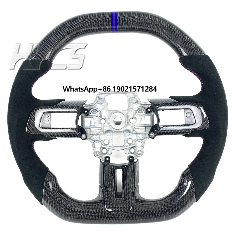 Flat Top Flat Bottom Carbon Fiber alcantara Steering Wheel for Ford Mustang GT Shelby GT500 GT350 2018 2019 2020 2021 2022 2023
Flat Top Flat Bottom Carbon Fiber alcantara Steering Wheel for Ford Mustang GT Shelby GT500 GT350 2018 2019 2020 2021 2022 2023
