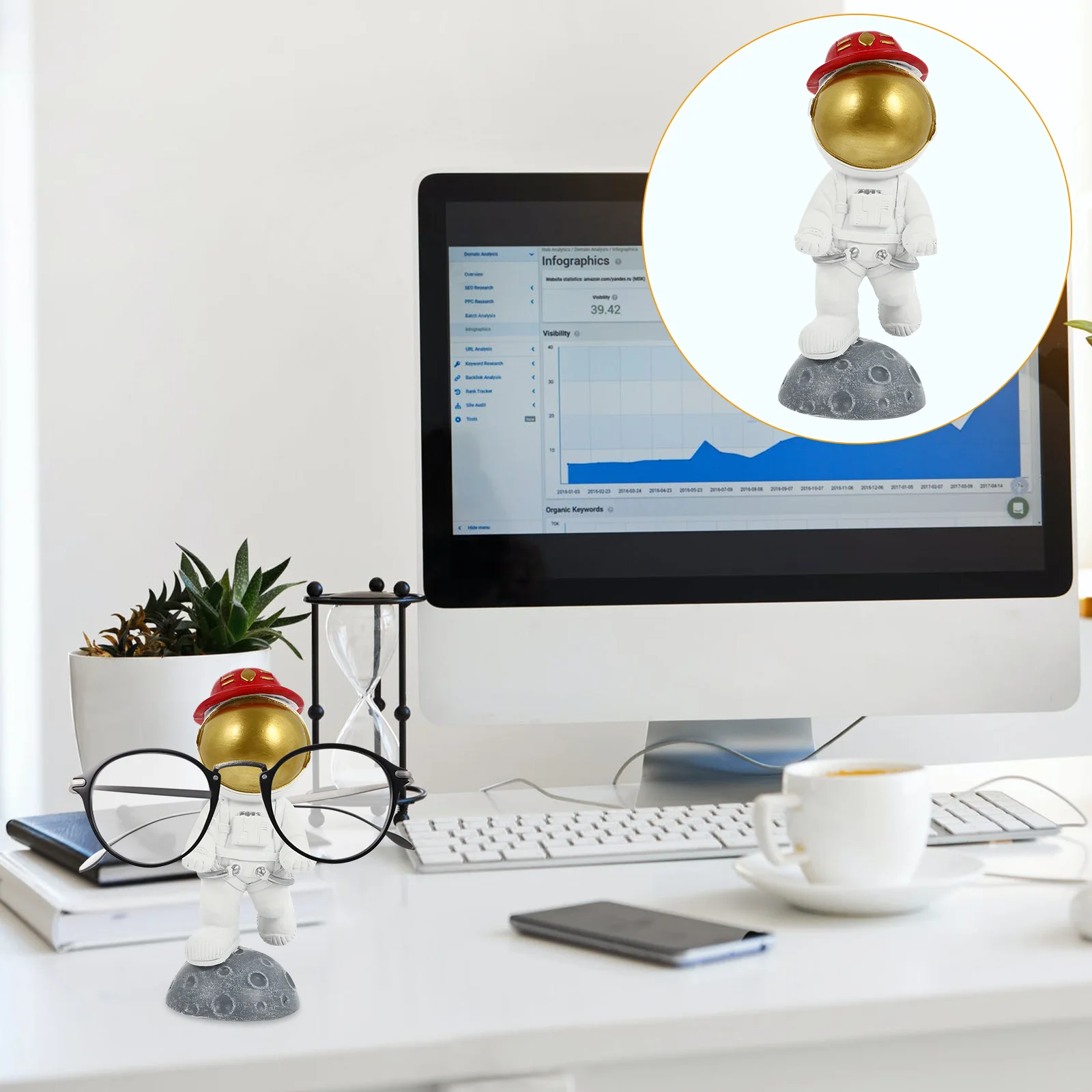 Astronaut Glasses St Natural Resin Desk Decoration Eyewear Display Rack Bedroom Office Optical Shop Craft Case
Astronaut Glasses St Natural Resin Desk Decoration Eyewear Display Rack Bedroom Office Optical Shop Craft Case