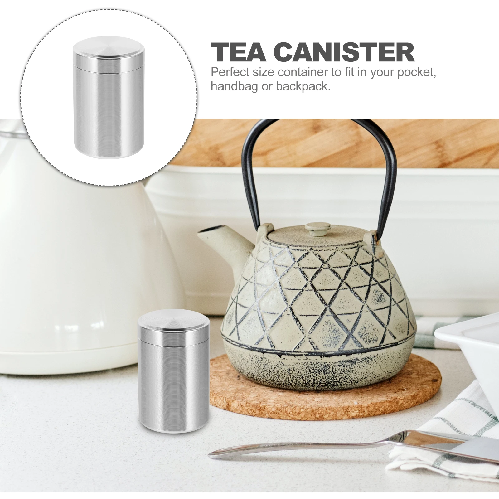 2PCS Titanium Alloy Tea Canister Sealed Airtight Metal Storage Container UV for Coffee Spices Travel Small Tinpack
2PCS Titanium Alloy Tea Canister Sealed Airtight Metal Storage Container UV for Coffee Spices Travel Small Tinpack
