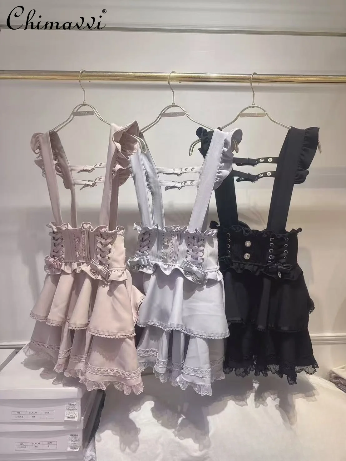 Japanese Mass Production Sweetcute Waist Slim Waist Leather Suspender Skirt Lolita High Waist Princess Women's Skirt 2026 New
Japanese Mass Production Sweetcute Waist Slim Waist Leather Suspender Skirt Lolita High Waist Princess Women's Skirt 2026 New
