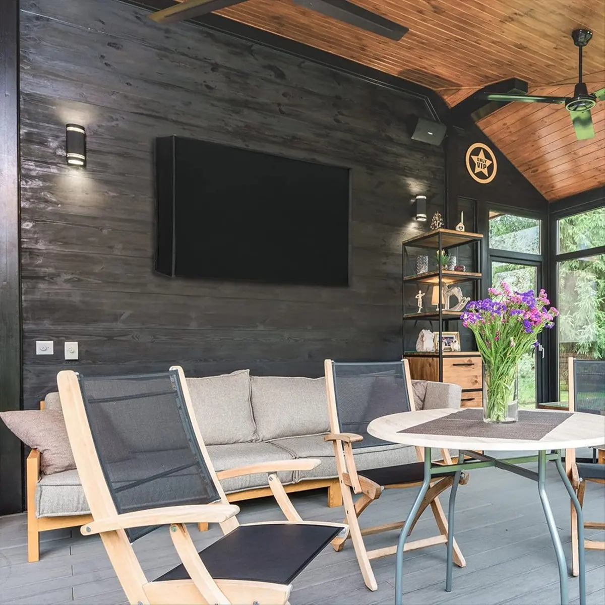 A56K Waterproof Outdoor TV Cover for 65-70 Inch TV with Bottom Cover, Thick Cloth,Dustproof and Weatherproof TV Cover
A56K Waterproof Outdoor TV Cover for 65-70 Inch TV with Bottom Cover, Thick Cloth,Dustproof and Weatherproof TV Cover