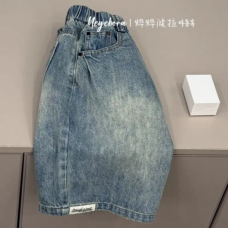 Boys' Cowboy Mid Pants 2025 Summer Children's Stylish Five Part Pants Children's Pants Girls' Shorts
Boys' Cowboy Mid Pants 2025 Summer Children's Stylish Five Part Pants Children's Pants Girls' Shorts