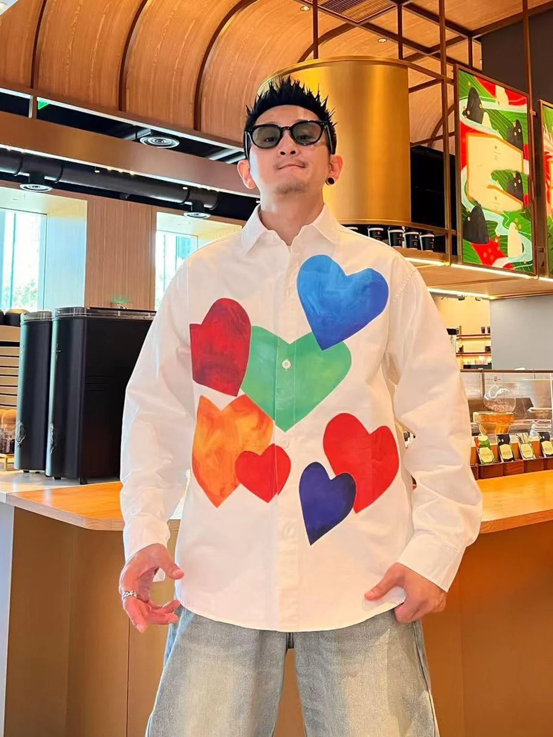 Retro American Sle Long Sve Collared Heart aped Color Blo Design Men's Open Cardigan irt Casual Breathable Spring ...
Retro American Sle Long Sve Collared Heart aped Color Blo Design Men's Open Cardigan irt Casual Breathable Spring ...