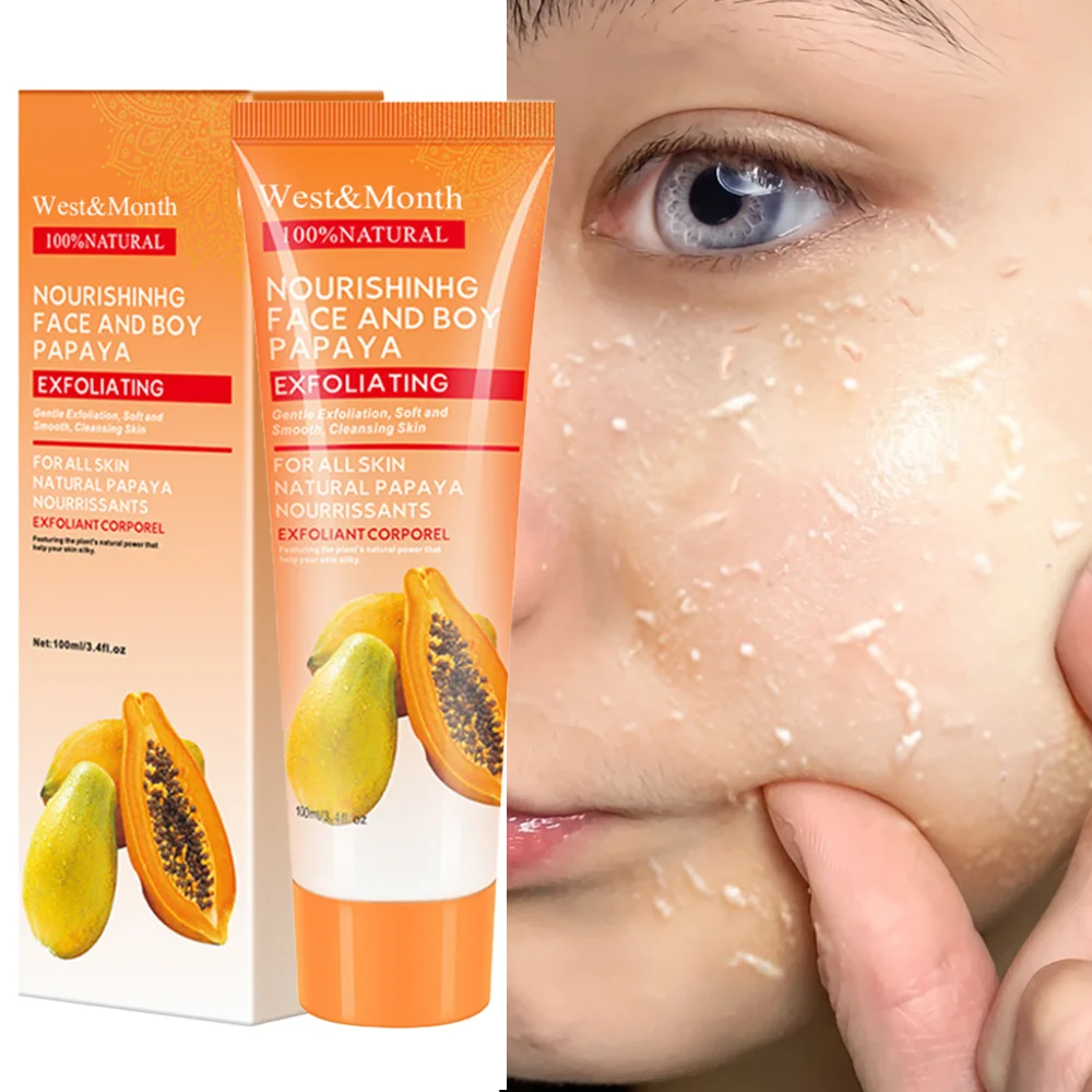 Papaya Peeling Scrub clean keratin Facial skin removal melanin Whitening Repair brighten body exfoliating Moisturizing Scrub
Papaya Peeling Scrub clean keratin Facial skin removal melanin Whitening Repair brighten body exfoliating Moisturizing Scrub