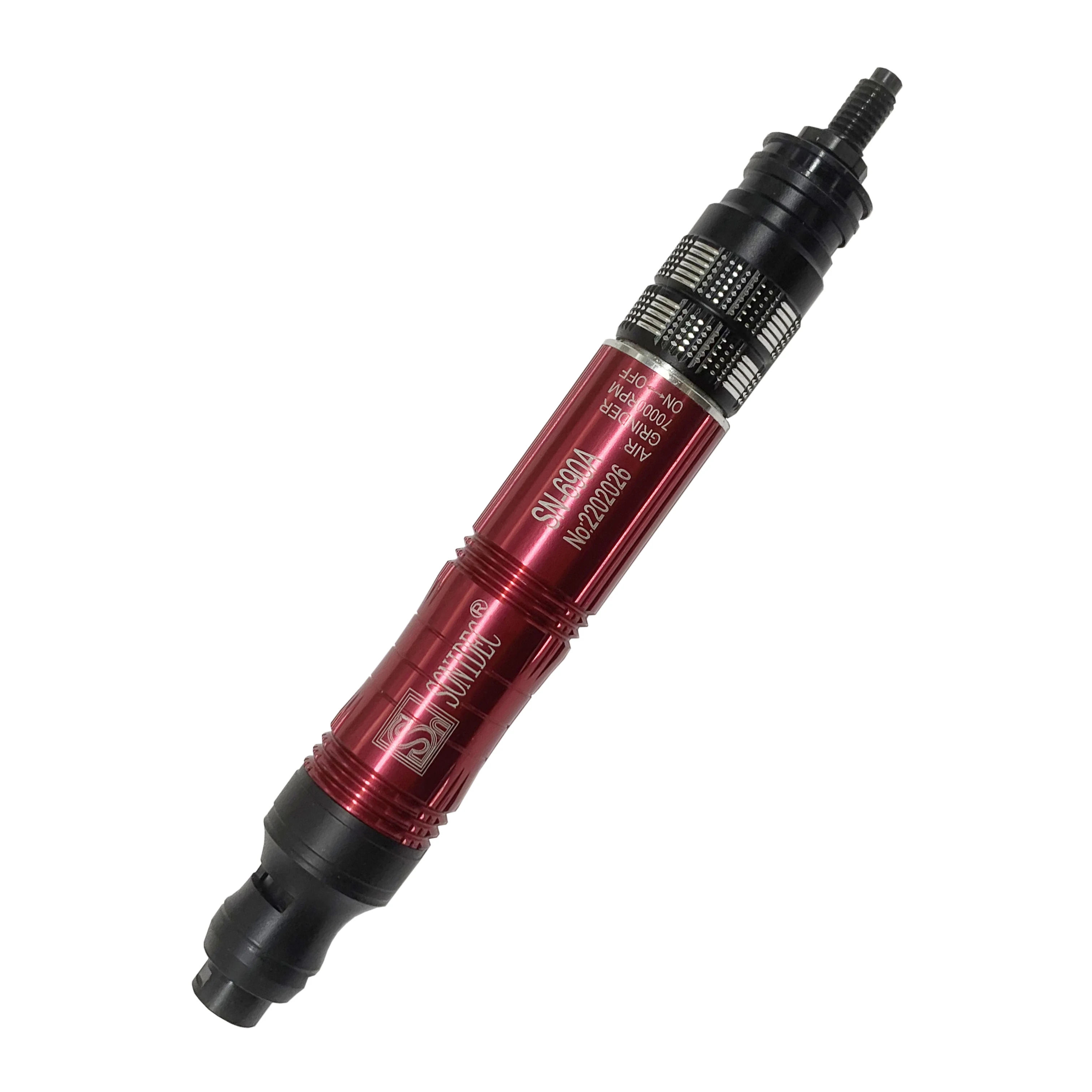 Factory Customized Wholesale Industrial Grade Pneumatic Engraving Pen Sonidec SN-690 for Grinding Tools Engraving and Grinding
Factory Customized Wholesale Industrial Grade Pneumatic Engraving Pen Sonidec SN-690 for Grinding Tools Engraving and Grinding
