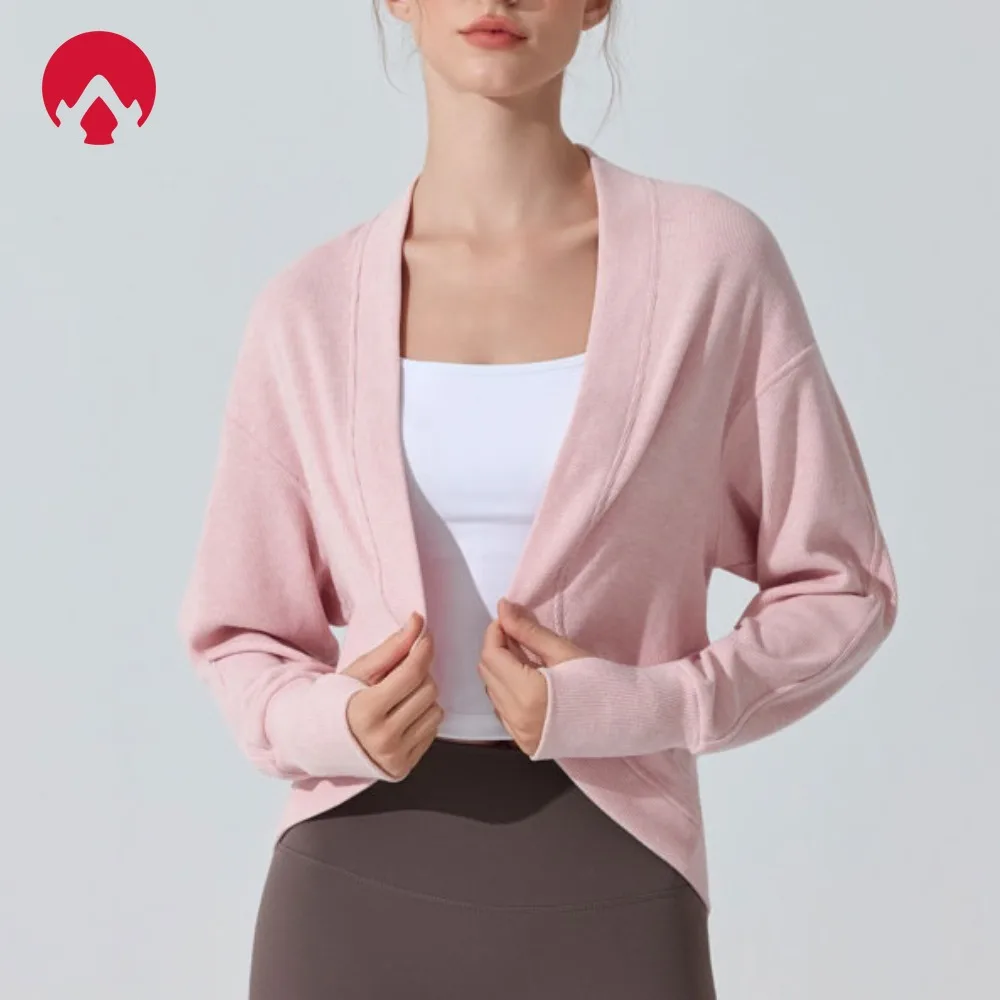 Женский кардиган для йоги с длинными рукавами — повседневная, приятная для кожи, дышащая, свободная накидка для тренировок для пилатеса, тренажерного зала, осень и зима
Женский кардиган для йоги с длинными рукавами — повседневная, приятная для кожи, дышащая, свободная накидка для тренировок для пилатеса, тренажерного зала, осень и зима