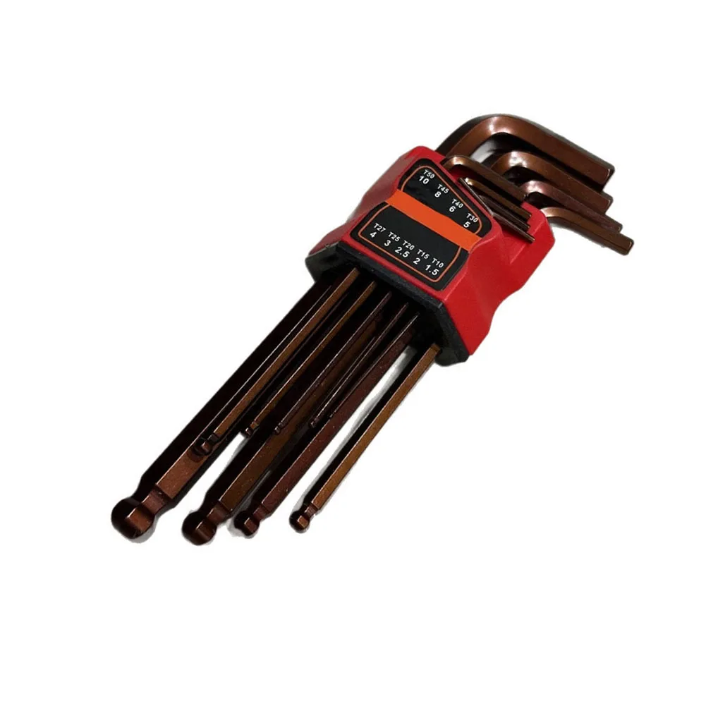9pcs L Type Double-End Screwdriver Hex Wrench Set Long Arm Ball End Wrench Hex Key Set 1.5-10mm For Household DIY Disassembly
9pcs L Type Double-End Screwdriver Hex Wrench Set Long Arm Ball End Wrench Hex Key Set 1.5-10mm For Household DIY Disassembly