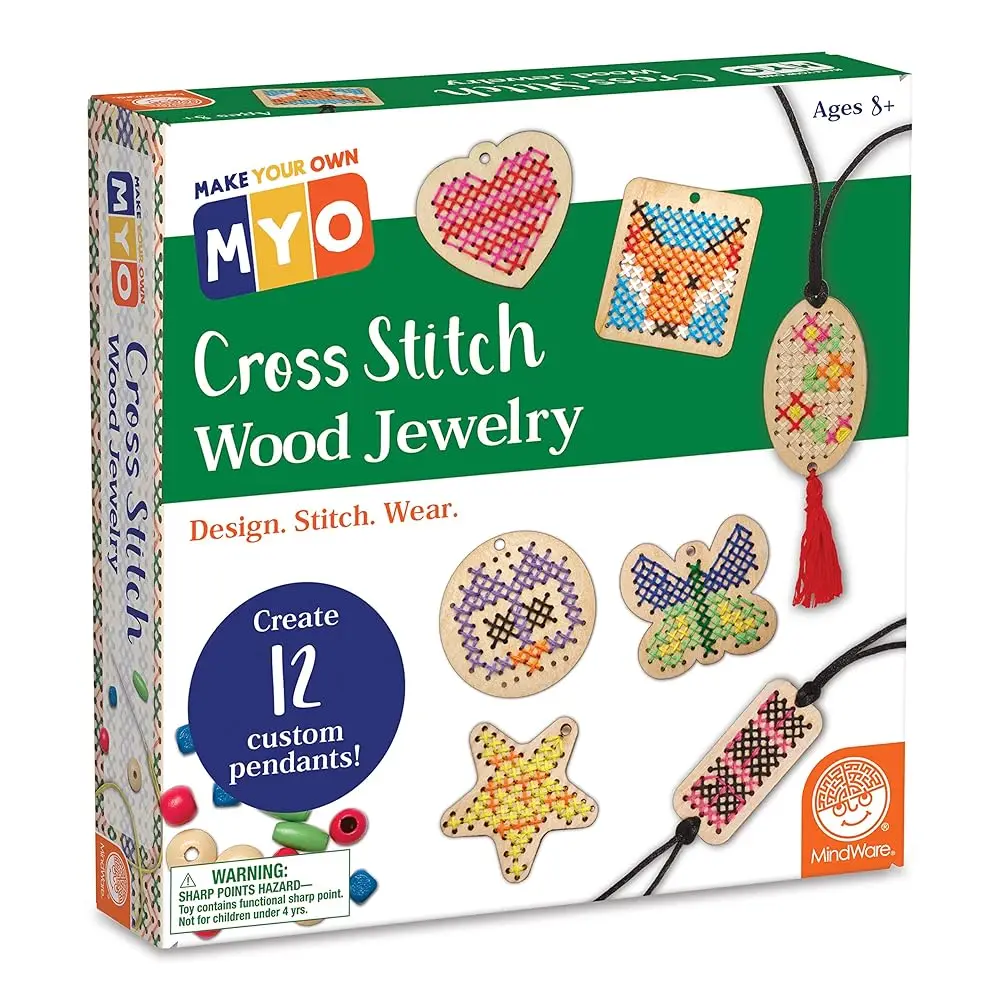 Make Your Own Cross Stitch – Cute & usable DIY Crafts for Girls & Teens – Make 12 Wooden Pendants – 29 pcs
Make Your Own Cross Stitch – Cute & usable DIY Crafts for Girls & Teens – Make 12 Wooden Pendants – 29 pcs