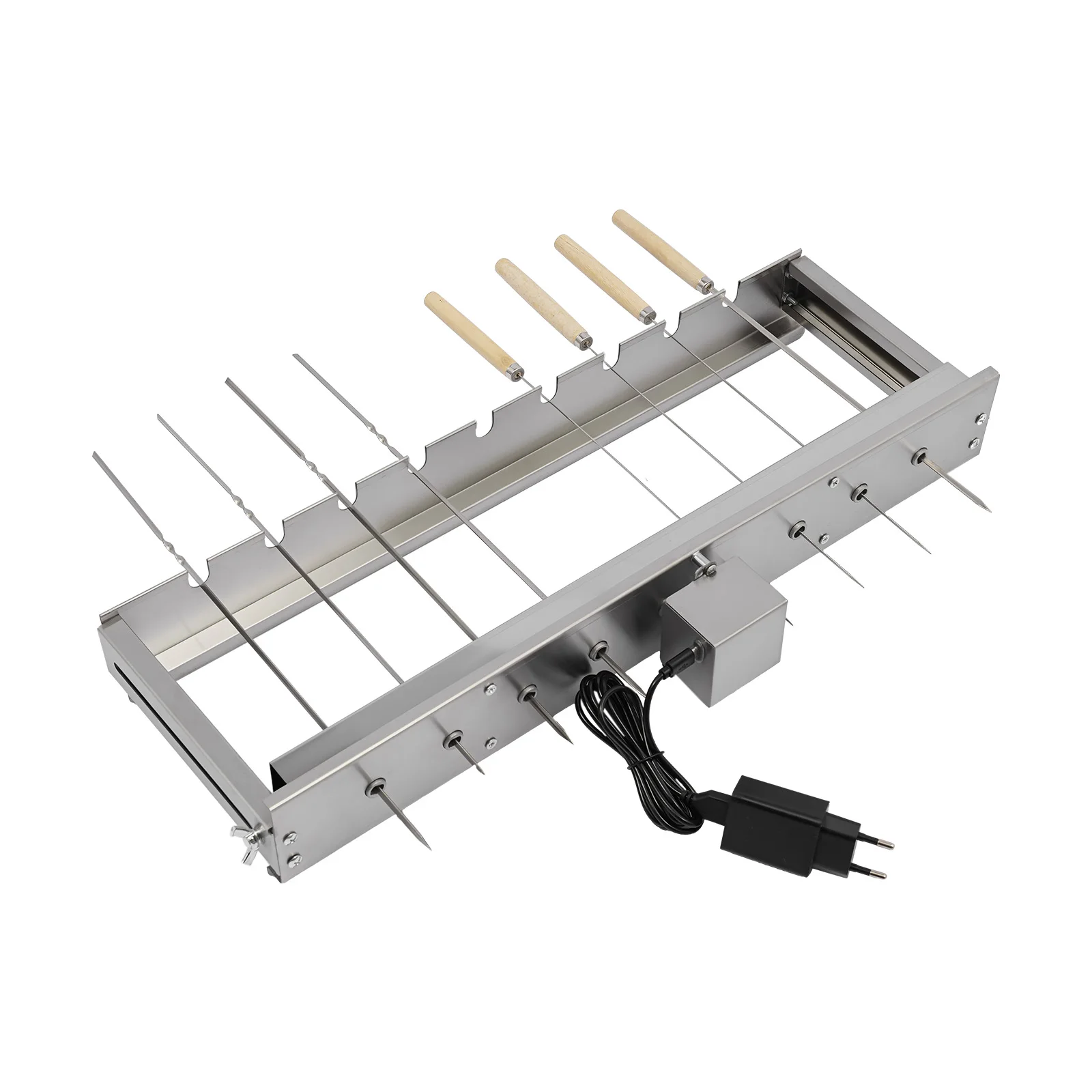 Barbecue Skewers, Roller, Rotating BBQ Rack, 110V Electric Grill Spit, Stainless Steel Automatic Kebab Turner, Adjustable Size Fits Most Grills, USB Adapter or Power Bank Supported, Anti-Rust, High Hardness, Outdoor Picnic Barbecue Machine
Barbecue Skewers, Roller, Rotating BBQ Rack, 110V Electric Grill Spit, Stainless Steel Automatic Kebab Turner, Adjustable Size Fits Most Grills, USB Adapter or Power Bank Supported, Anti-Rust, High Hardness, Outdoor Picnic Barbecue Machine