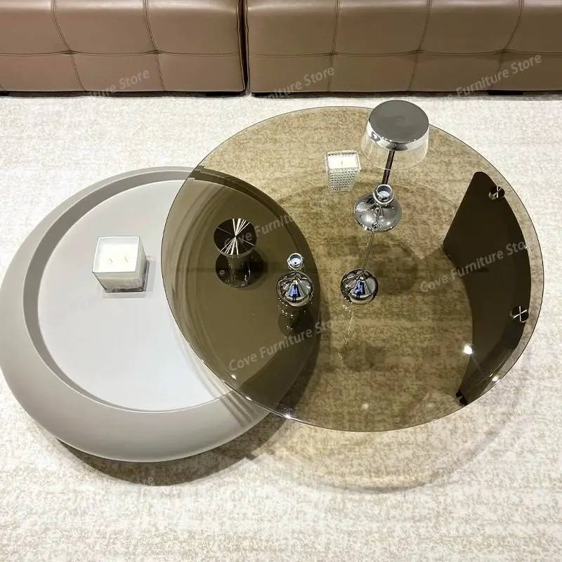 Mobile Wheels Coffee Table Glass Design Minimalist Living Room Coffee Table Cute Round Mobili Per La Casa Home Furnitures
Mobile Wheels Coffee Table Glass Design Minimalist Living Room Coffee Table Cute Round Mobili Per La Casa Home Furnitures