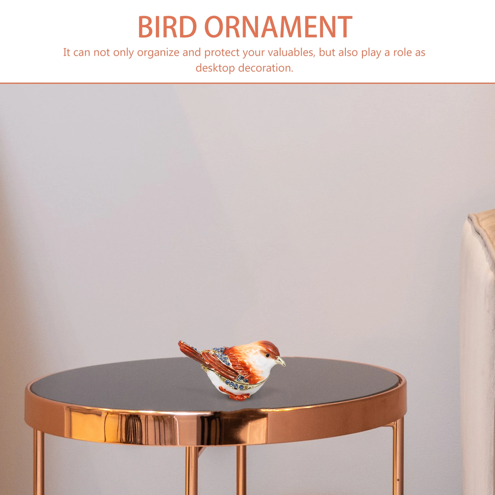 1pc Elegant Bird Shaped Jewelry Storage Box Alloy Trinket Case Desktop Organizer Earrings Necklaces Giftdecorative Box Ornaments
1pc Elegant Bird Shaped Jewelry Storage Box Alloy Trinket Case Desktop Organizer Earrings Necklaces Giftdecorative Box Ornaments