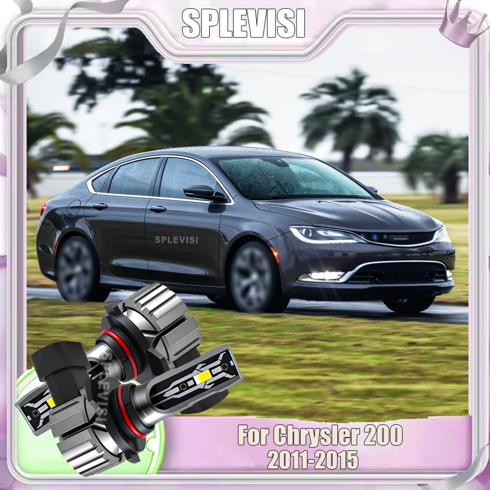 A Pair of Aluminum Led Car Headlight Bulbs 75W 9012 Hir2 6000K Light Plug & Play For Chrysler 200 2011 2012 2013 2014 2015
A Pair of Aluminum Led Car Headlight Bulbs 75W 9012 Hir2 6000K Light Plug & Play For Chrysler 200 2011 2012 2013 2014 2015