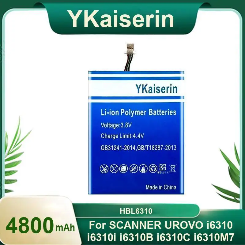 4800 мАч для сканера Urovo I6310 I6310i I6310b I6310c I6310m7 Батарея Высокая совместимость HBL6310 Высокая производительность
4800 мАч для сканера Urovo I6310 I6310i I6310b I6310c I6310m7 Батарея Высокая совместимость HBL6310 Высокая производительность