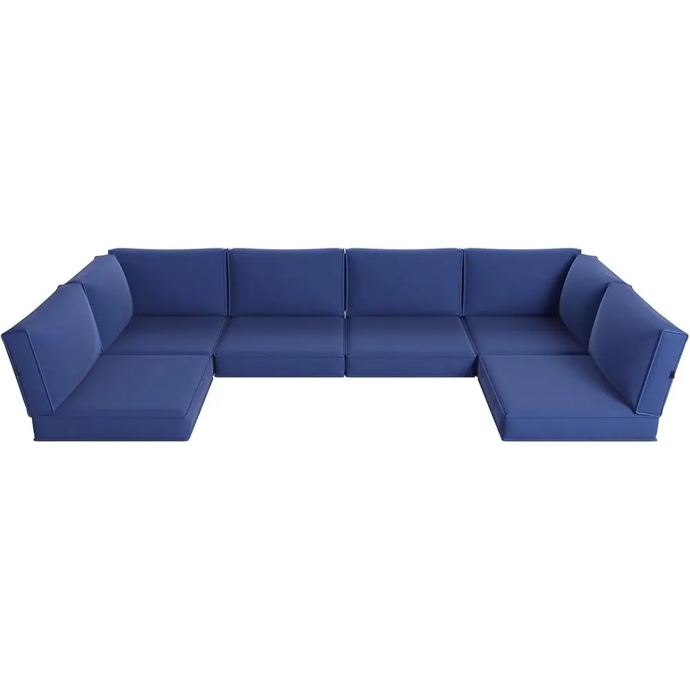 14-Piece Navy Blue Deep Seat Outdoor Cushions, Weather & Fade Resistant for Patio Furniture
14-Piece Navy Blue Deep Seat Outdoor Cushions, Weather & Fade Resistant for Patio Furniture