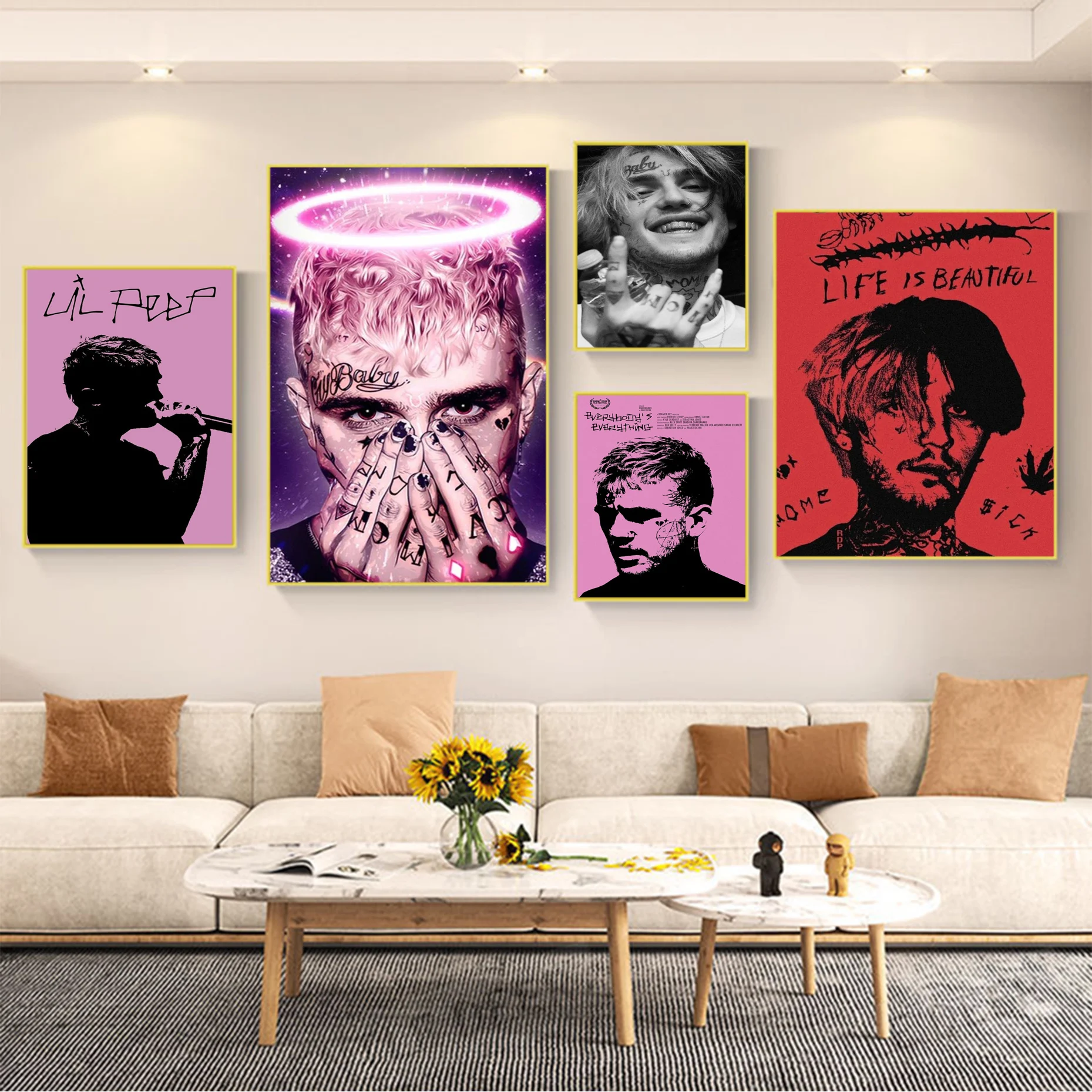 Lil Peep Poster Vintage Posters Sticky Retro Kraft Paper Sticker DIY Room Bar Cafe Kawaii Room Decor
Lil Peep Poster Vintage Posters Sticky Retro Kraft Paper Sticker DIY Room Bar Cafe Kawaii Room Decor