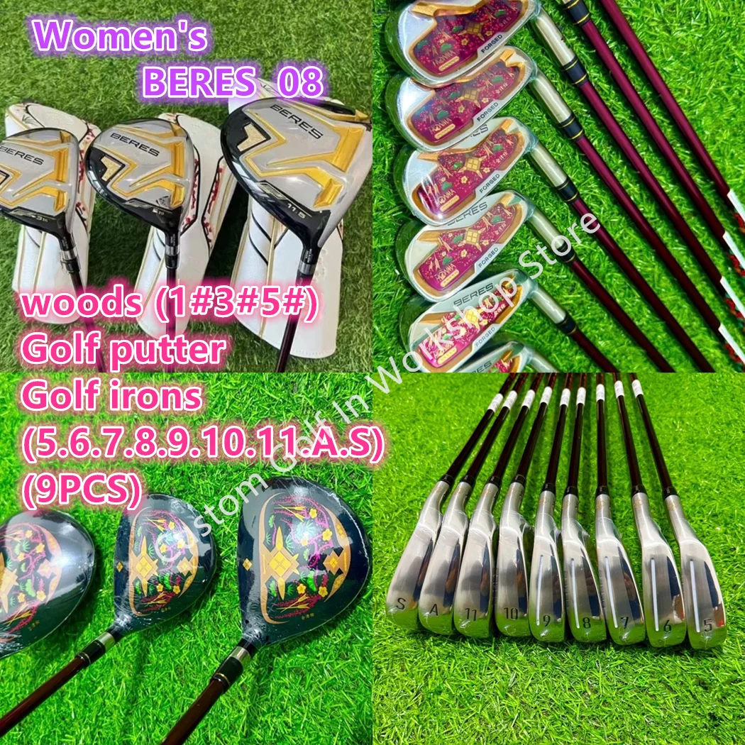 Women's Golf Clubs BERES s08 woods fairway wood iron putting 13PCS L Flex Graphite Shaft 08 Complete Set golf club iron set
Women's Golf Clubs BERES s08 woods fairway wood iron putting 13PCS L Flex Graphite Shaft 08 Complete Set golf club iron set